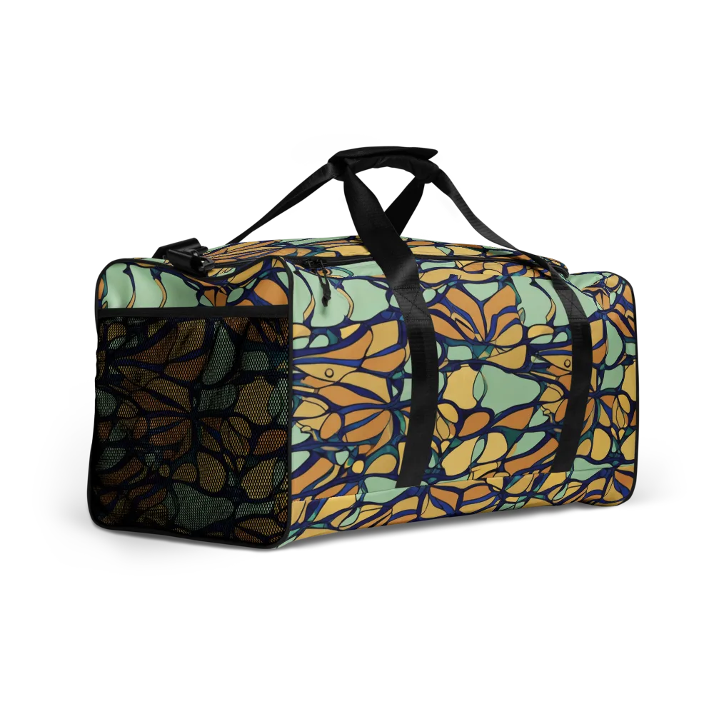 Stained Glass Drift on Duffle Bag — Right Front