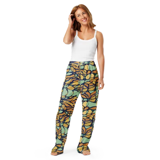 Stained Glass Drift on a Women's Pajama Pants