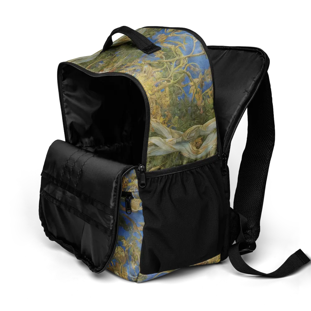 Azure Vine Sonata on Utility Backpack — Product details 2