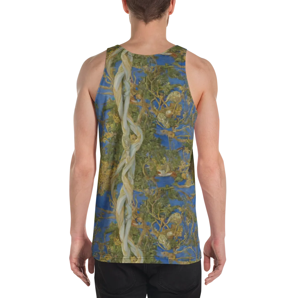 Azure Vine Sonata on Men's Tank Top — Back