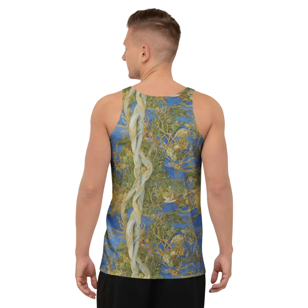 Azure Vine Sonata on Men's Tank Top — Back
