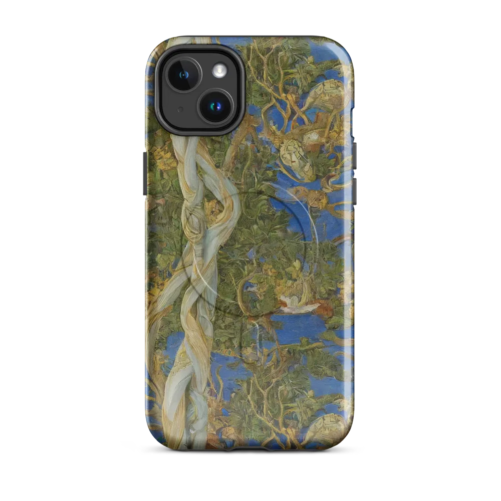 Azure Vine Sonata on MagSafe Tough Case for iPhone® — Front