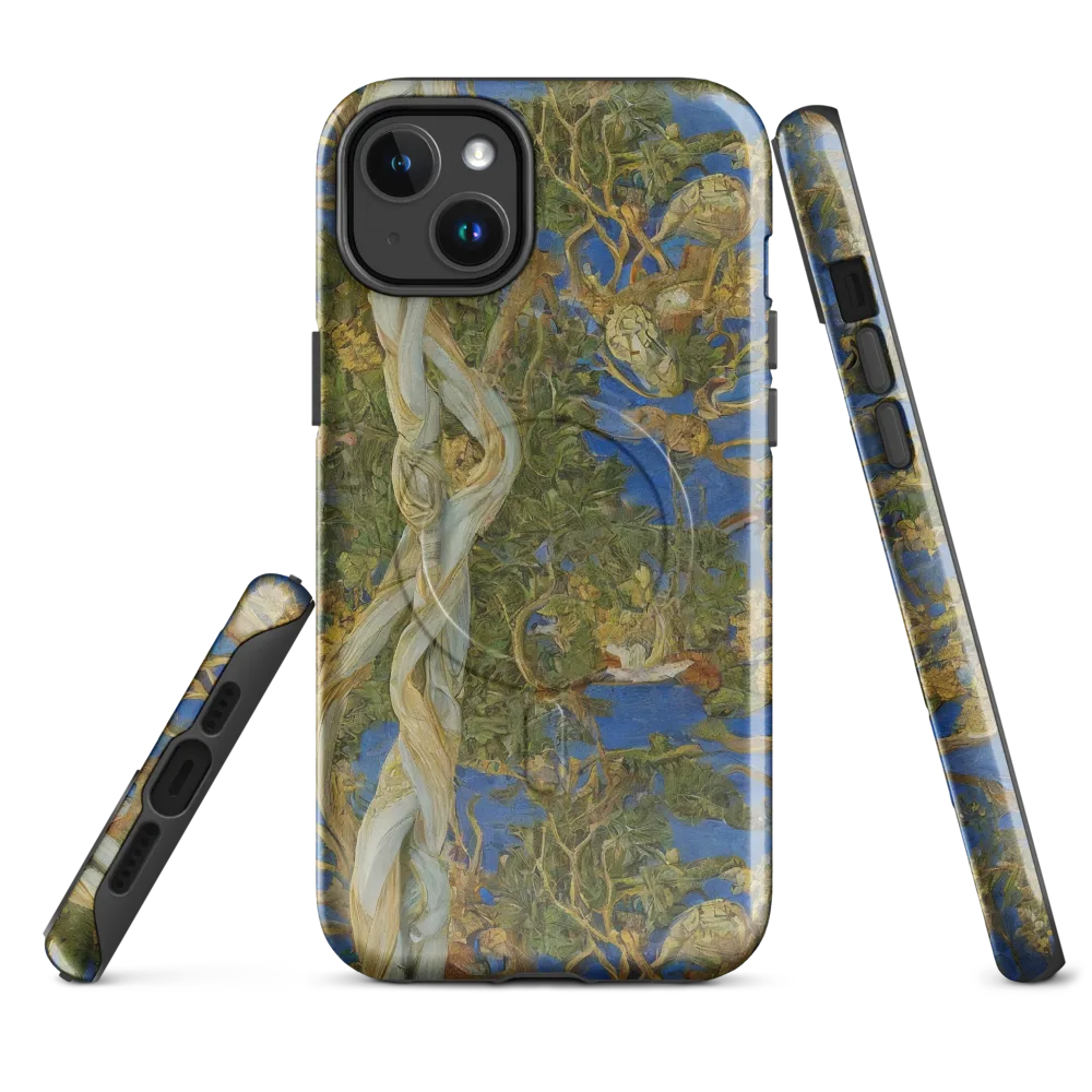 Azure Vine Sonata on MagSafe Tough Case for iPhone® — Front