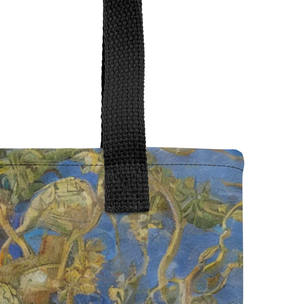 Azure Vine Sonata on Tote Bag — Product details