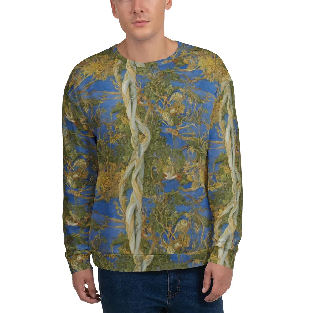 Azure Vine Sonata on Sweatshirt — Front