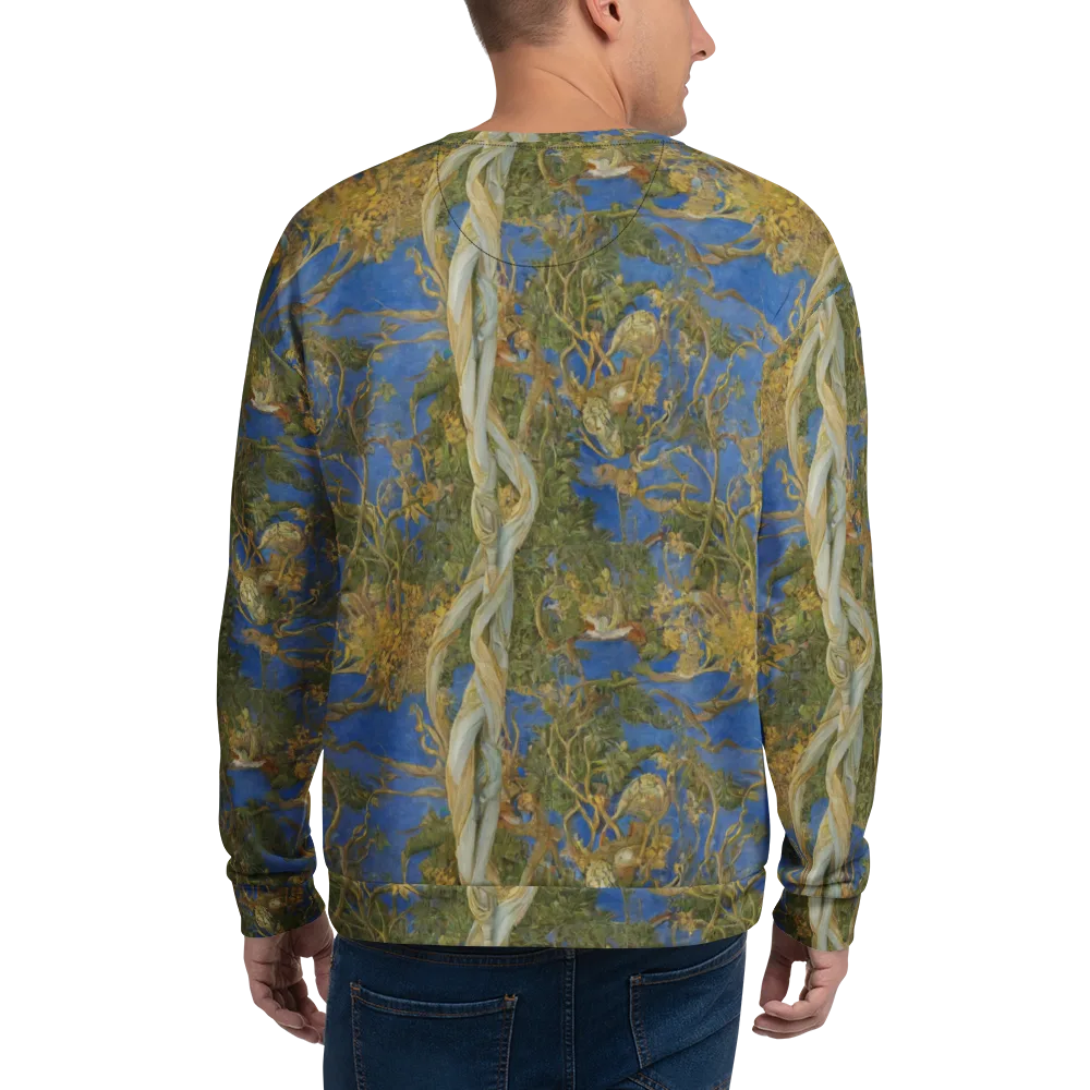 Azure Vine Sonata on Sweatshirt — Back