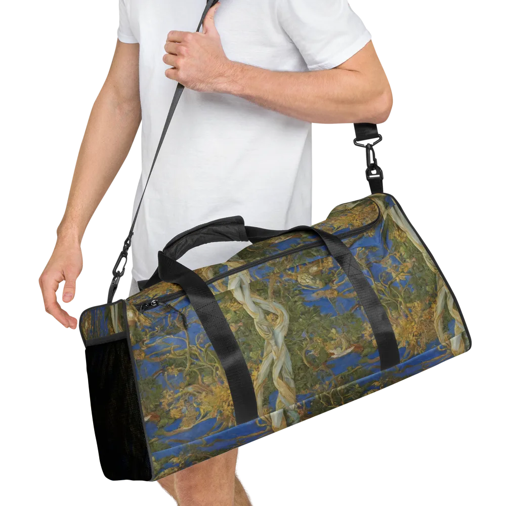 Azure Vine Sonata on Duffle Bag — Right Front