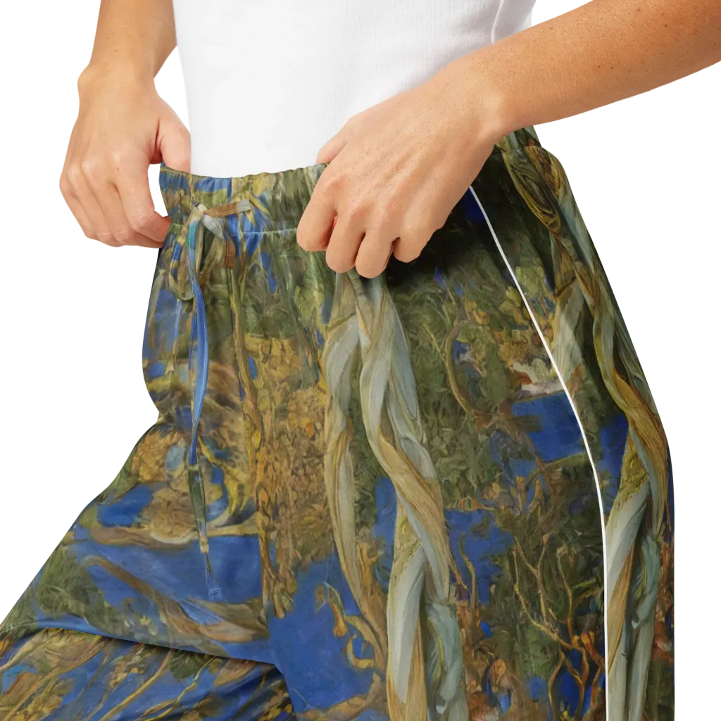 Azure Vine Sonata on Women's Pajama Pants — Product details