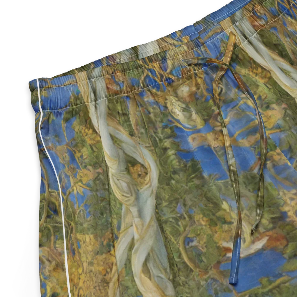Azure Vine Sonata on Women's Pajama Shorts — Product details
