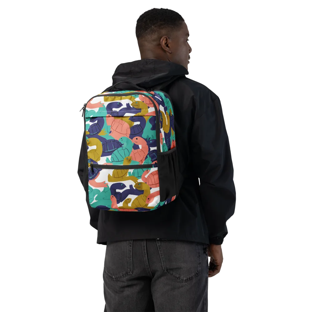 Shell Parade on Utility Backpack — Back