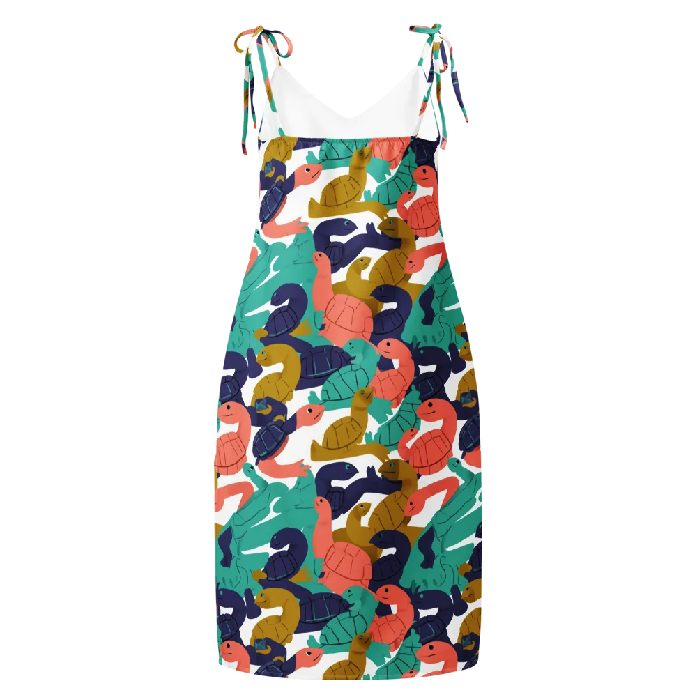 Shell Parade on Slip Dress — Back