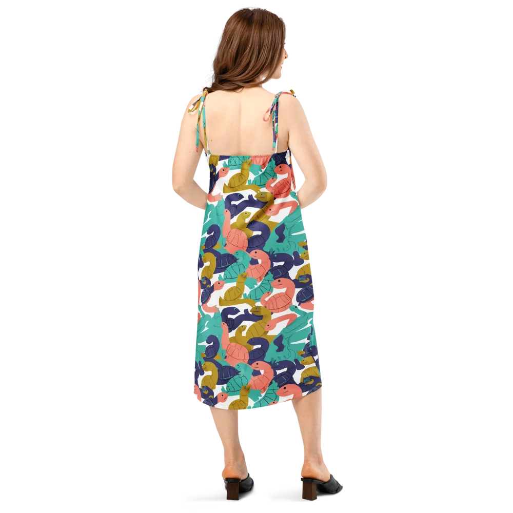 Shell Parade on Slip Dress — Back