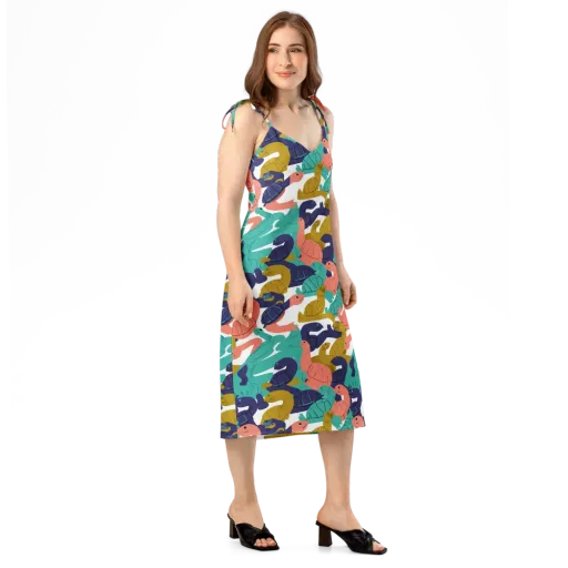 Shell Parade on a Slip Dress
