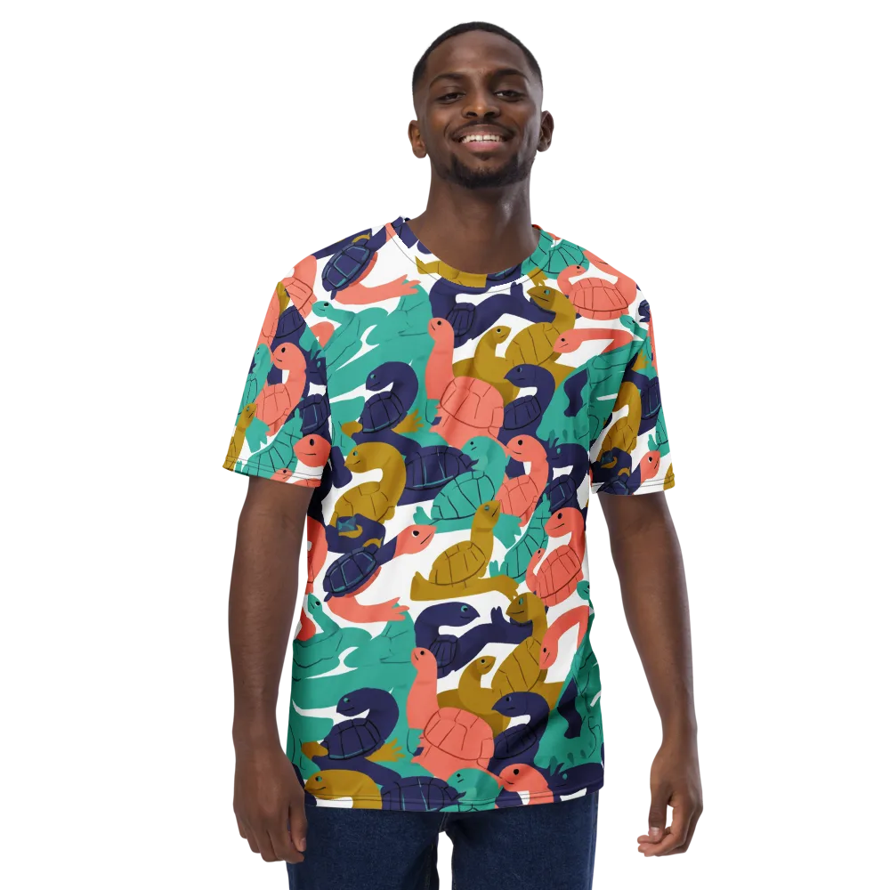 Shell Parade on Men's Crew Neck T-Shirt — Front