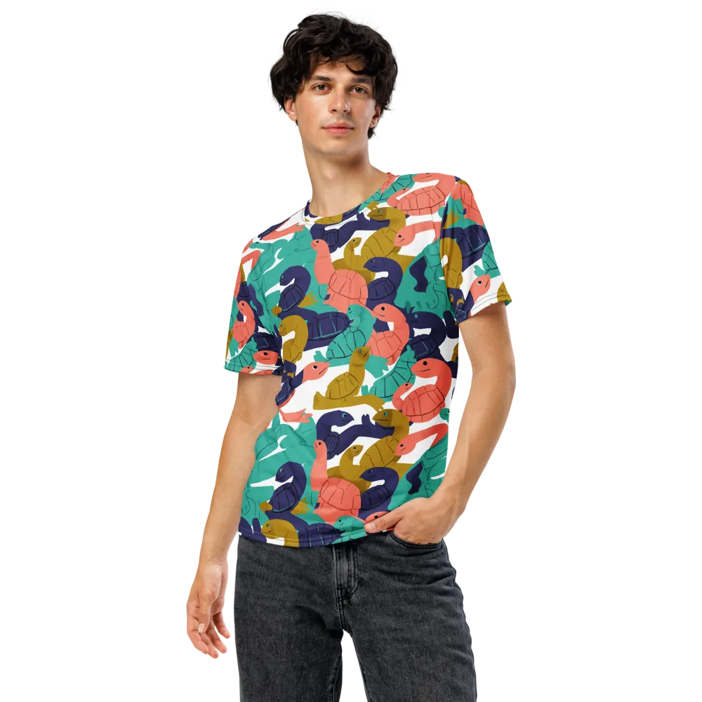 Shell Parade on Men's Crew Neck T-Shirt — Front