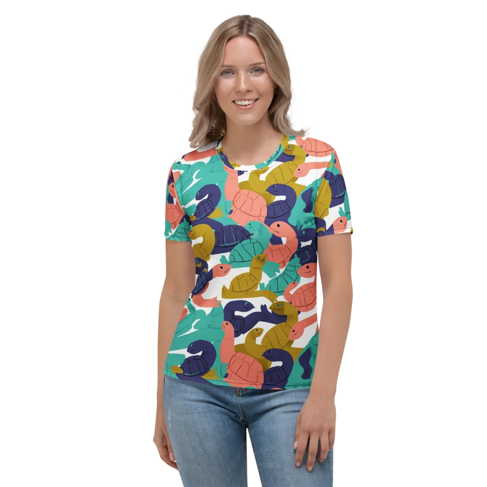 Shell Parade on Women's Crew Neck T-Shirt — Front