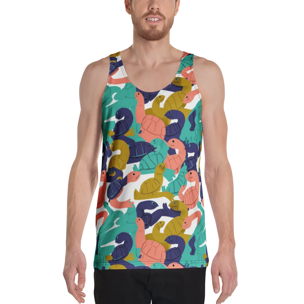 Shell Parade on Men's Tank Top — Front