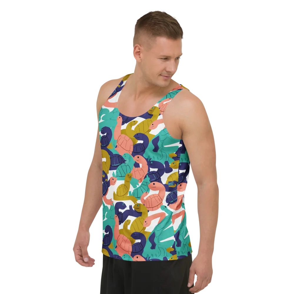 Shell Parade on Men's Tank Top — Left Front