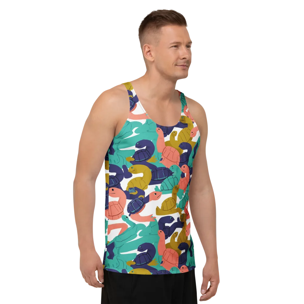 Shell Parade on Men's Tank Top — Right Front