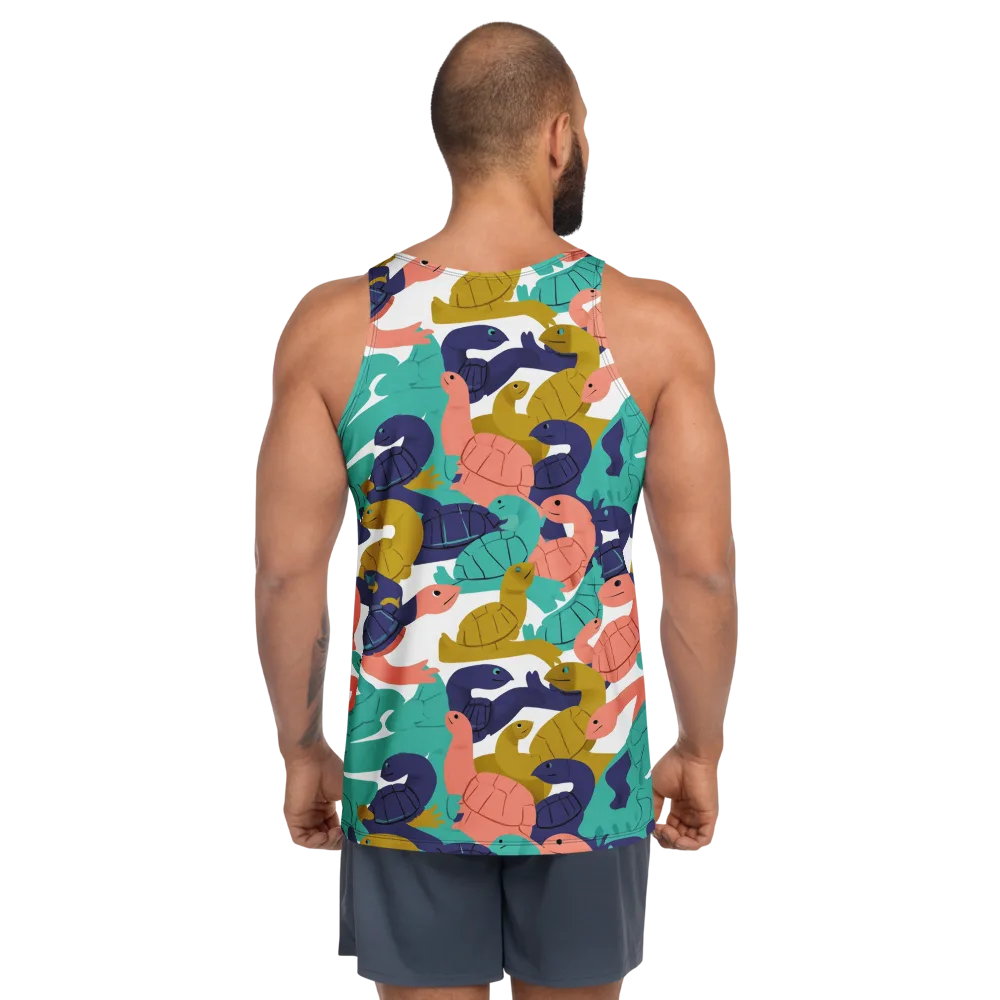 Shell Parade on Men's Tank Top — Back
