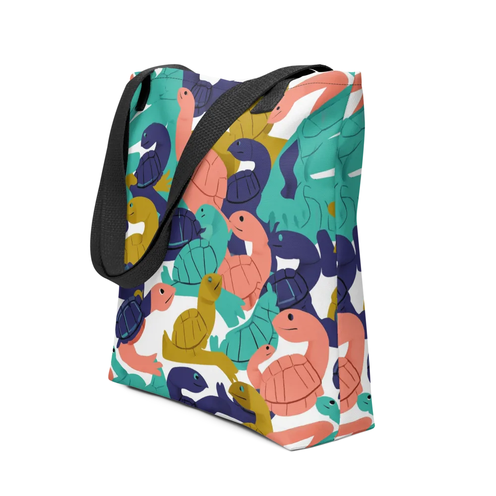 Shell Parade on Tote Bag — Front