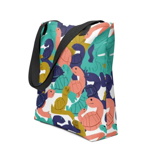 Shell Parade on a Tote Bag