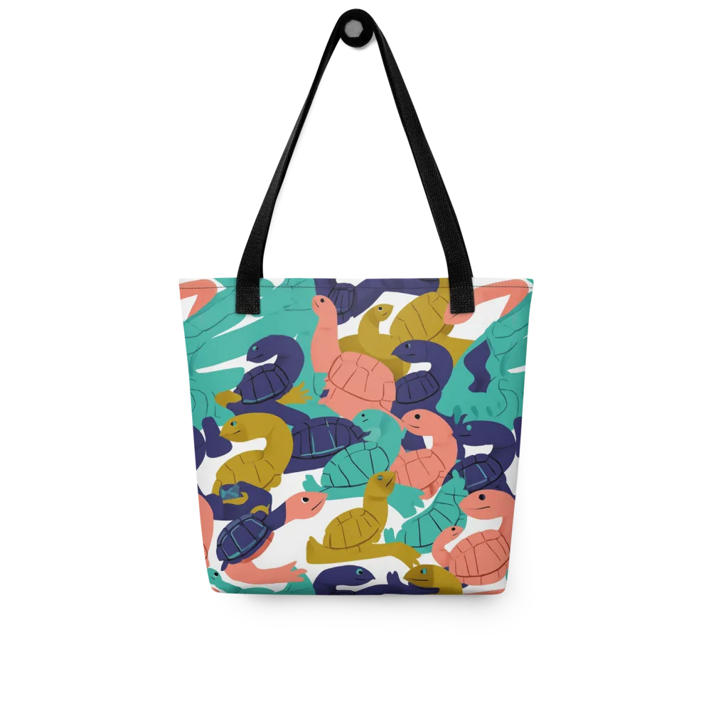 Shell Parade on Tote Bag — Front