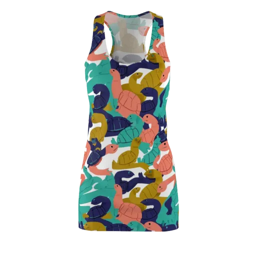 Shell Parade on a Racerback Dress