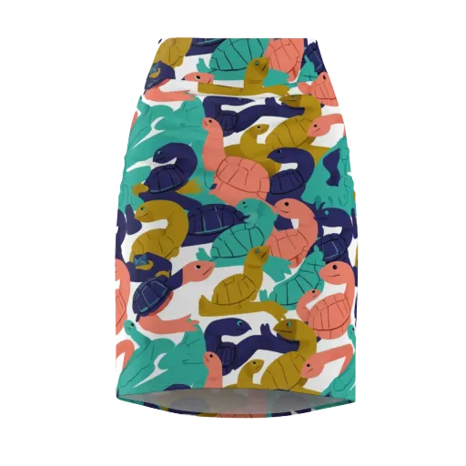 Shell Parade on a Pencil Skirt