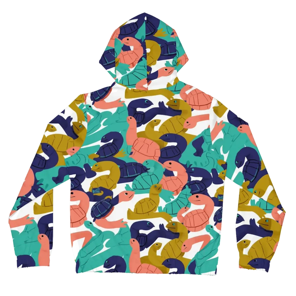 Shell Parade on Women's Full-Zip Hoodie — Back