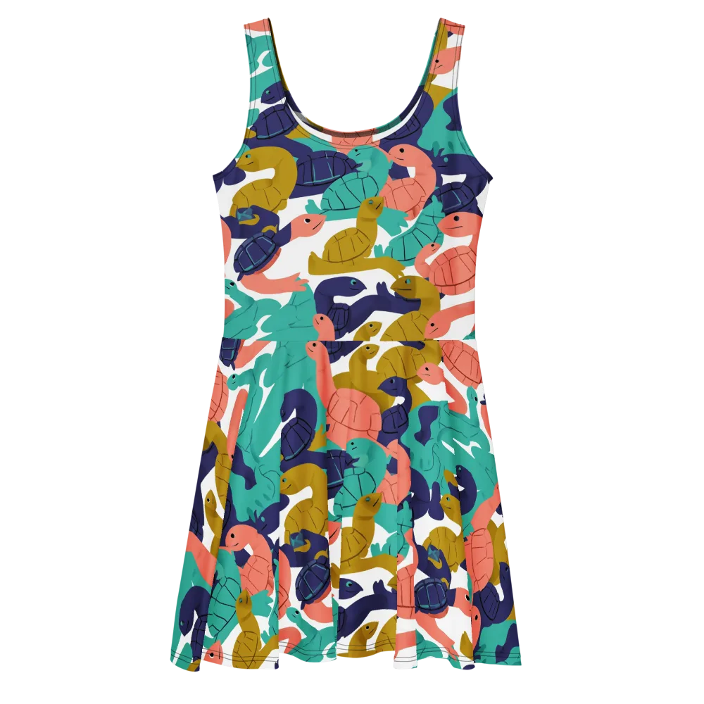Shell Parade on Skater Dress — Front
