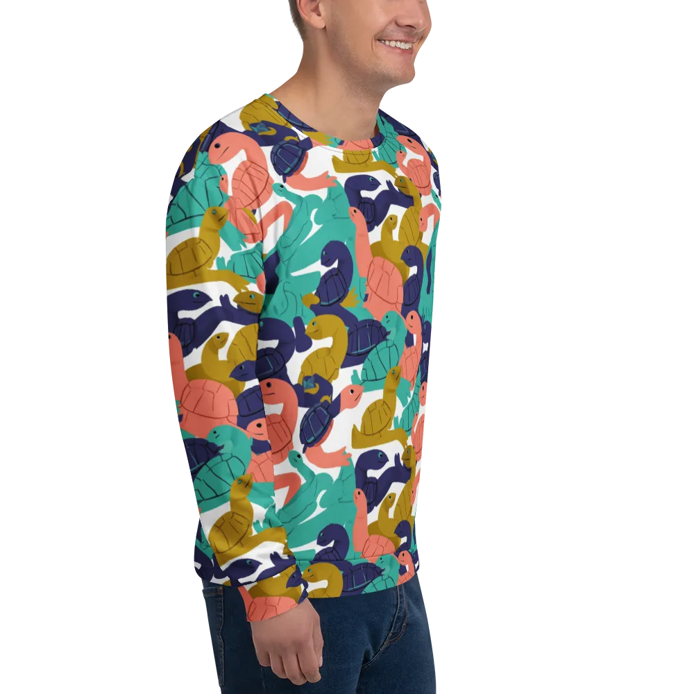 Shell Parade on Sweatshirt — Right Front