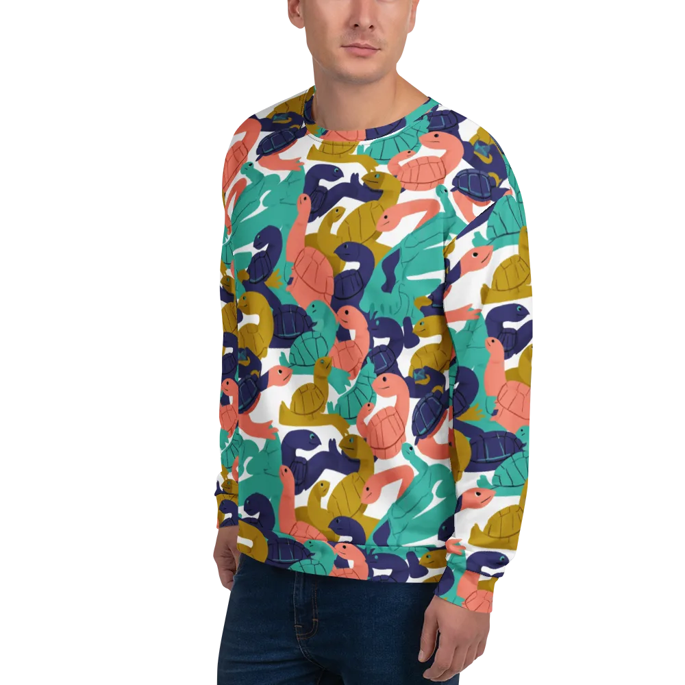 Shell Parade on Sweatshirt — Left Front