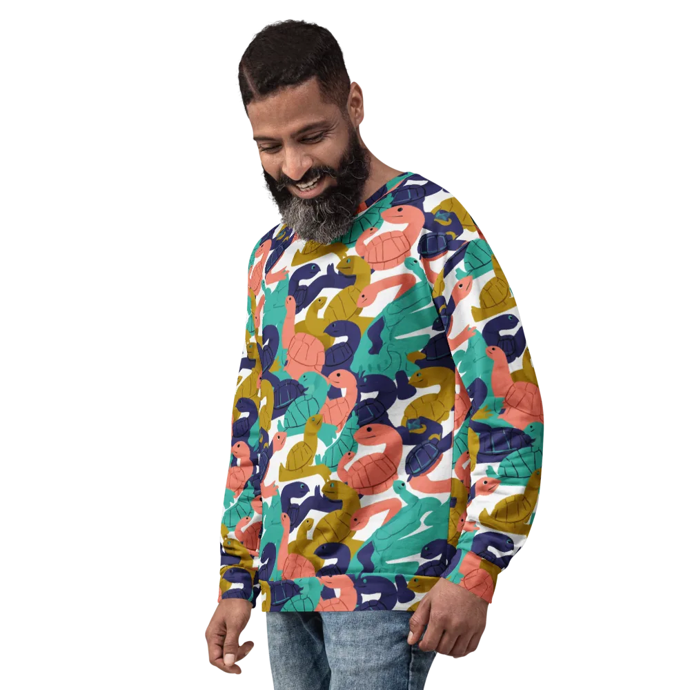 Shell Parade on Sweatshirt — Left Front