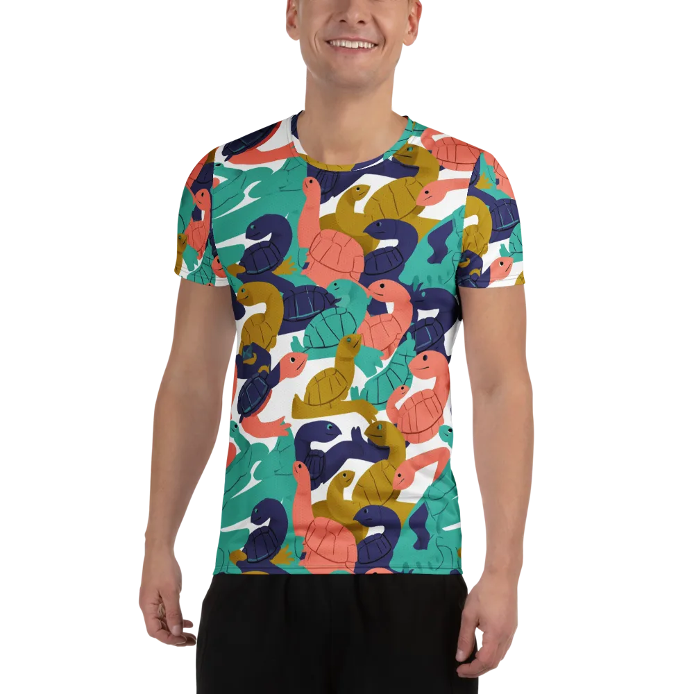 Shell Parade on Men's Athletic T-Shirt — Front