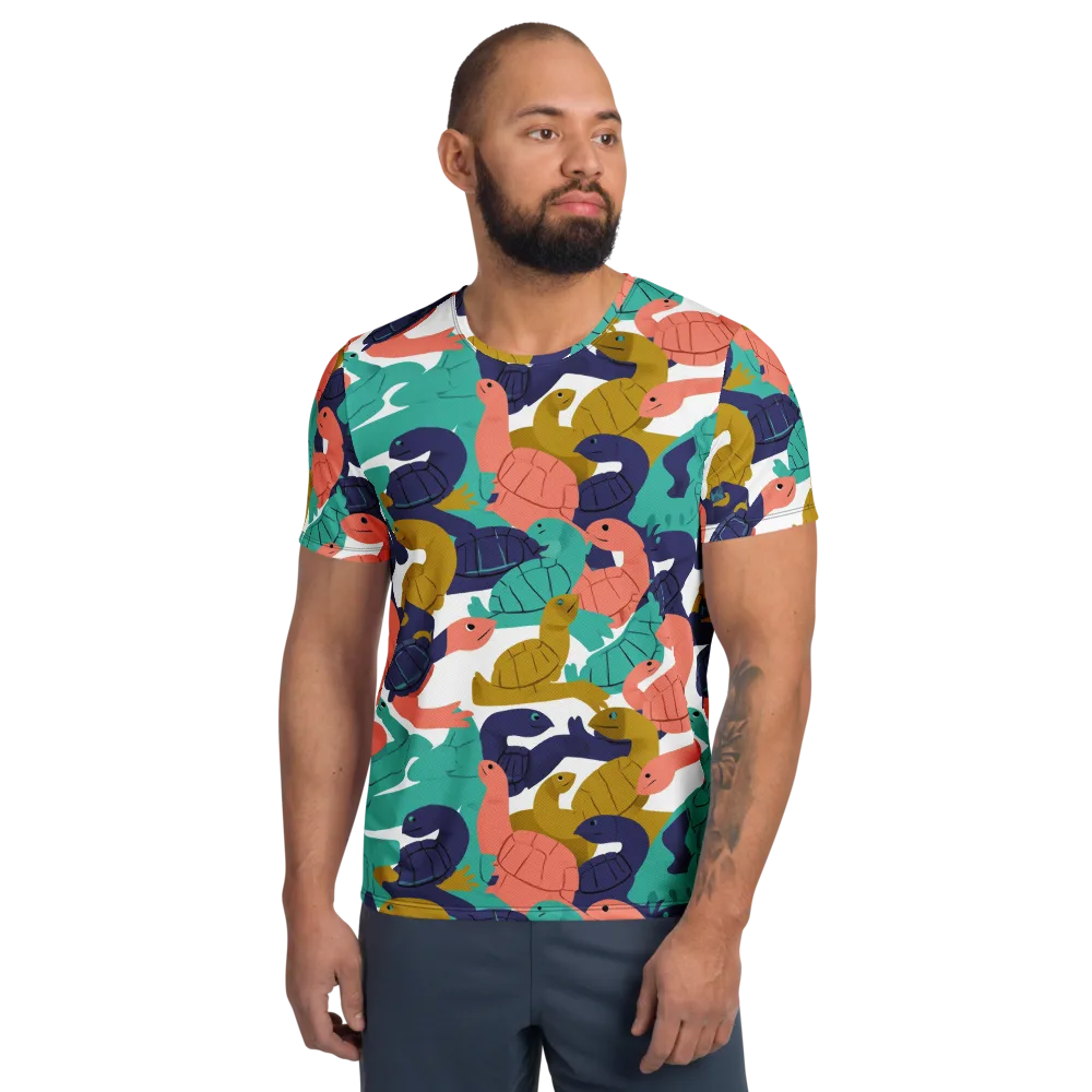 Shell Parade on Men's Athletic T-Shirt — Front