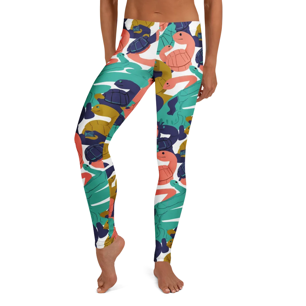 Shell Parade on Leggings — Front