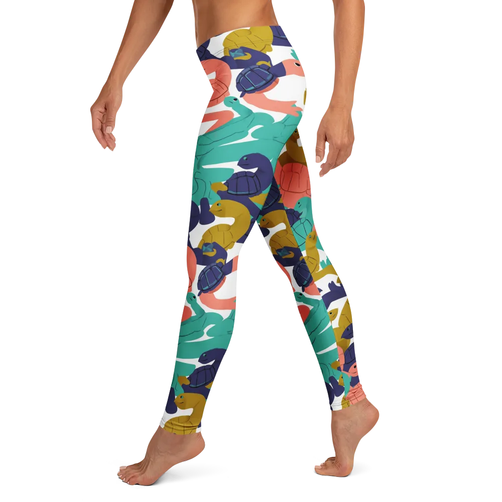 Shell Parade on Leggings — Left