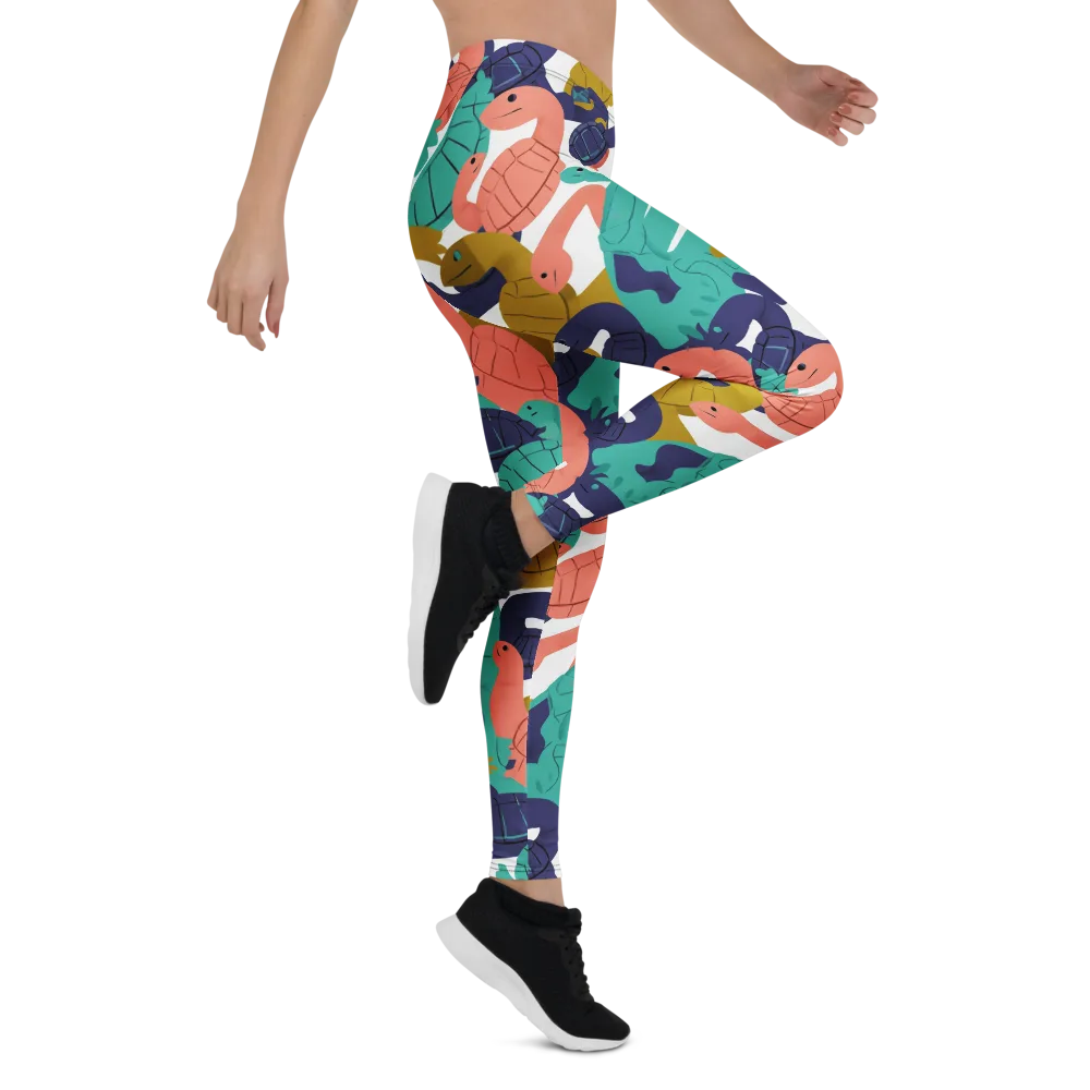 Shell Parade on Leggings — Right