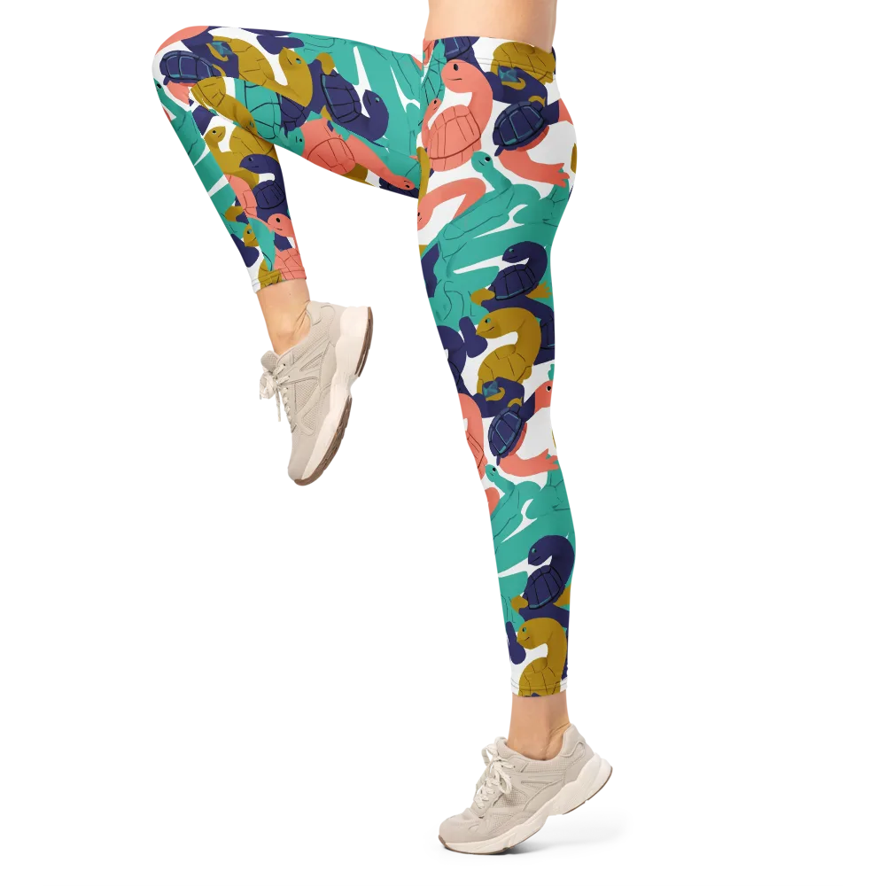 Shell Parade on Leggings — Left