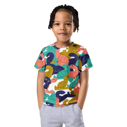 Shell Parade on a Kids Crew Neck T-Shirt