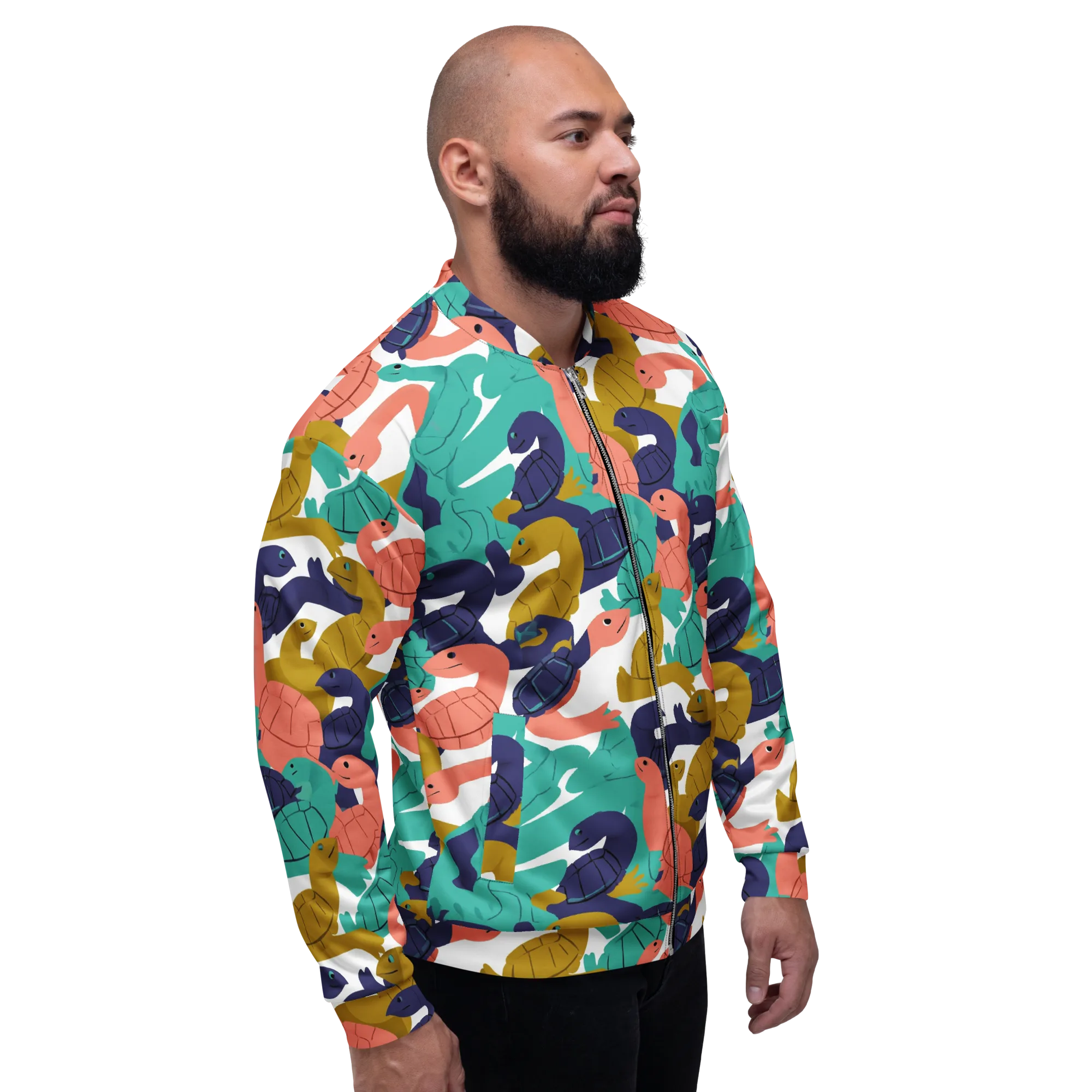 Shell Parade on Bomber Jacket — Right