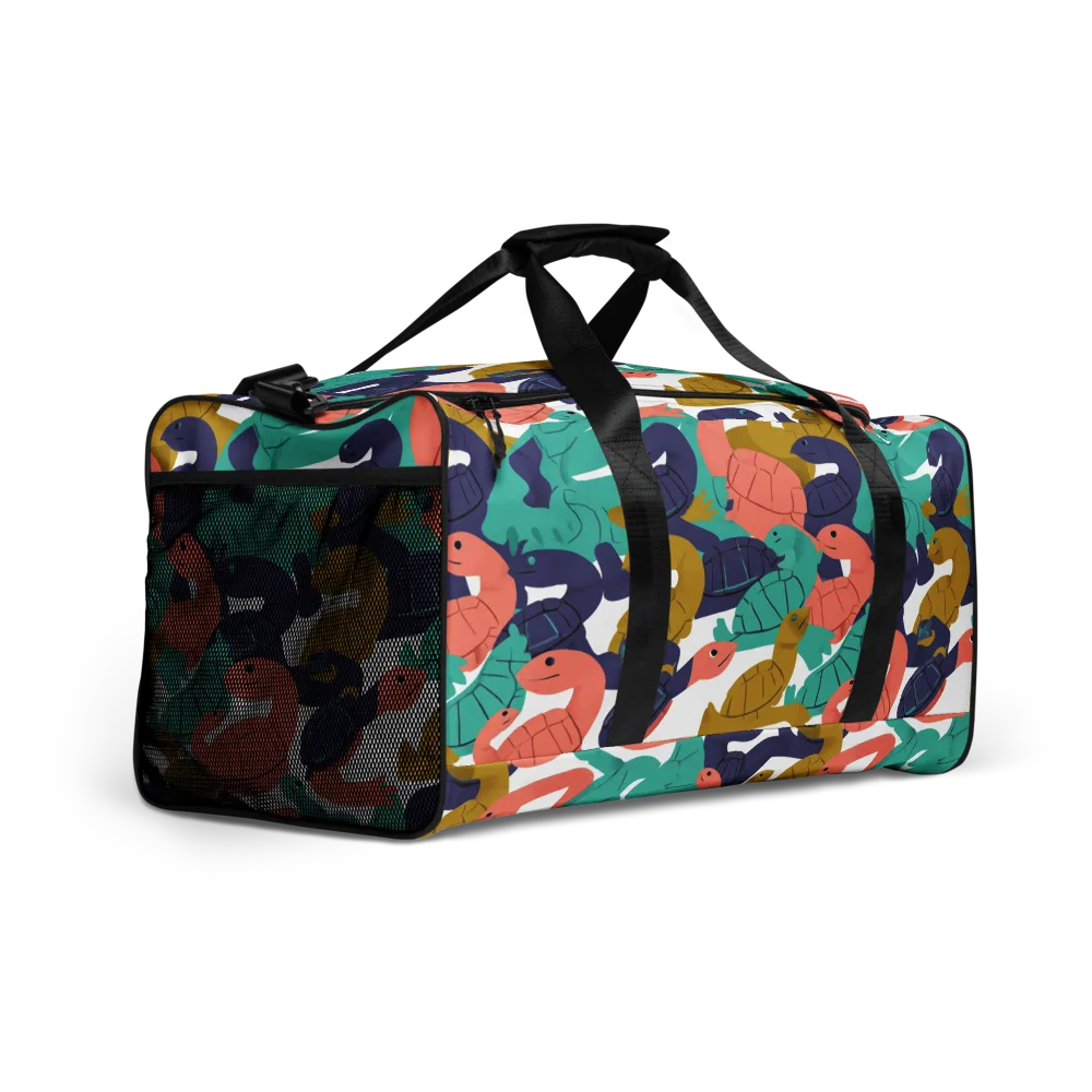 Shell Parade on Duffle Bag — Right Front