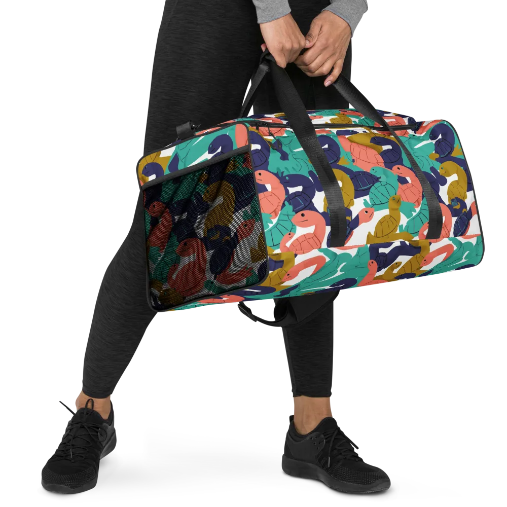 Shell Parade on Duffle Bag — Right Front