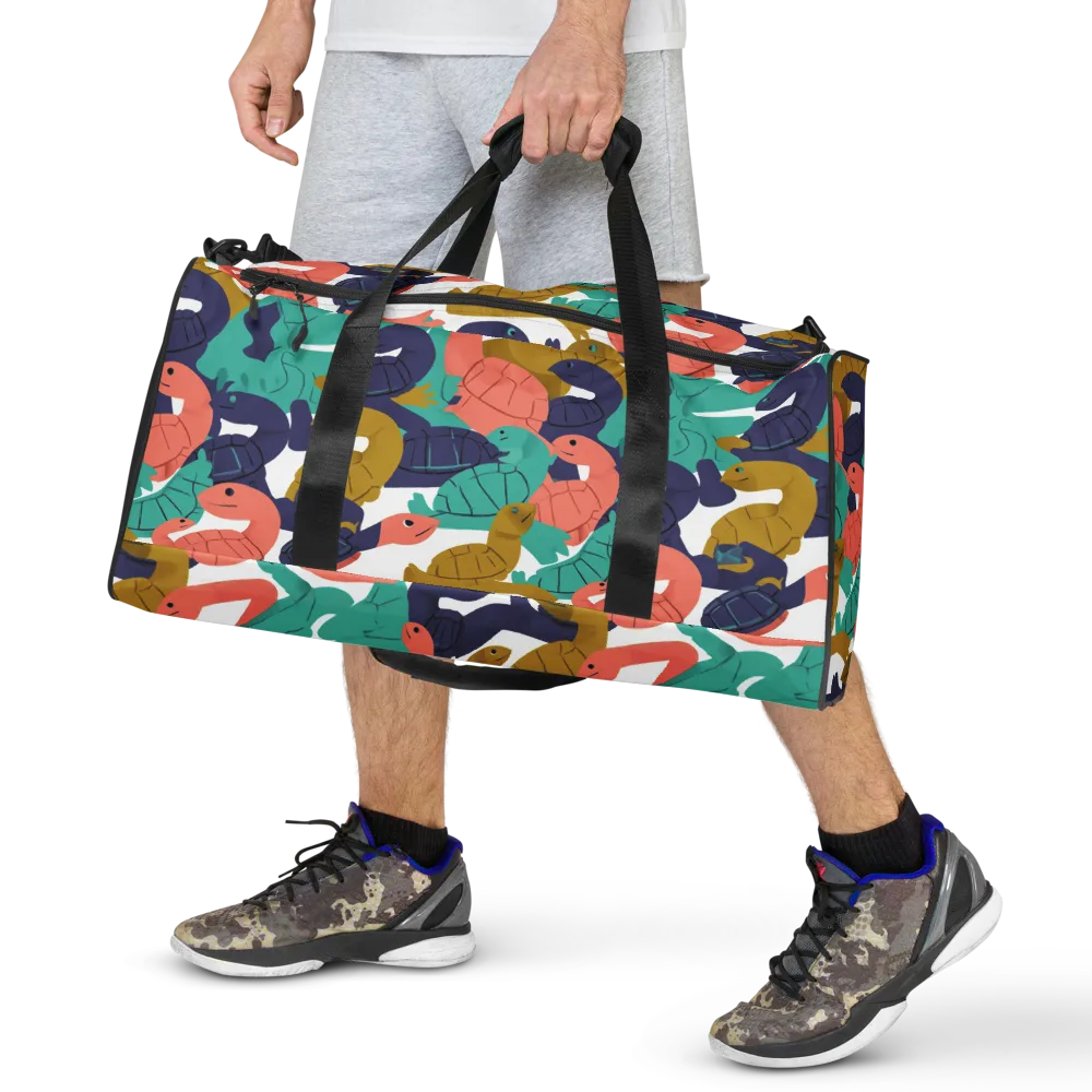 Shell Parade on Duffle Bag — Front