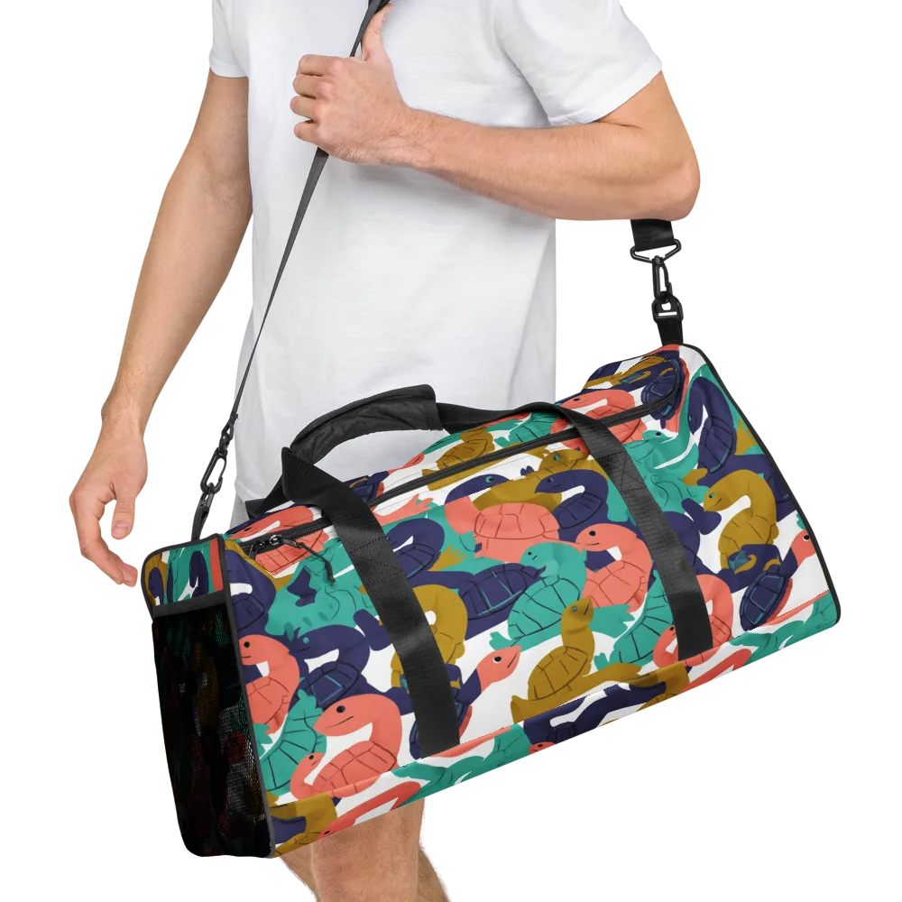 Shell Parade on Duffle Bag — Right Front