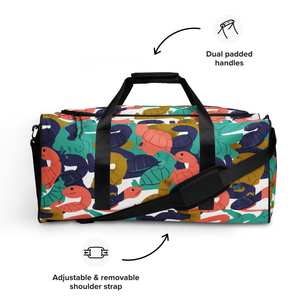 Shell Parade on Duffle Bag — Front