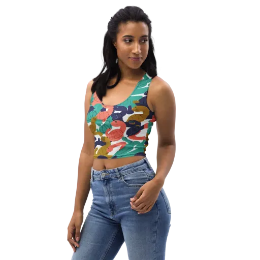 Shell Parade on a Crop Top