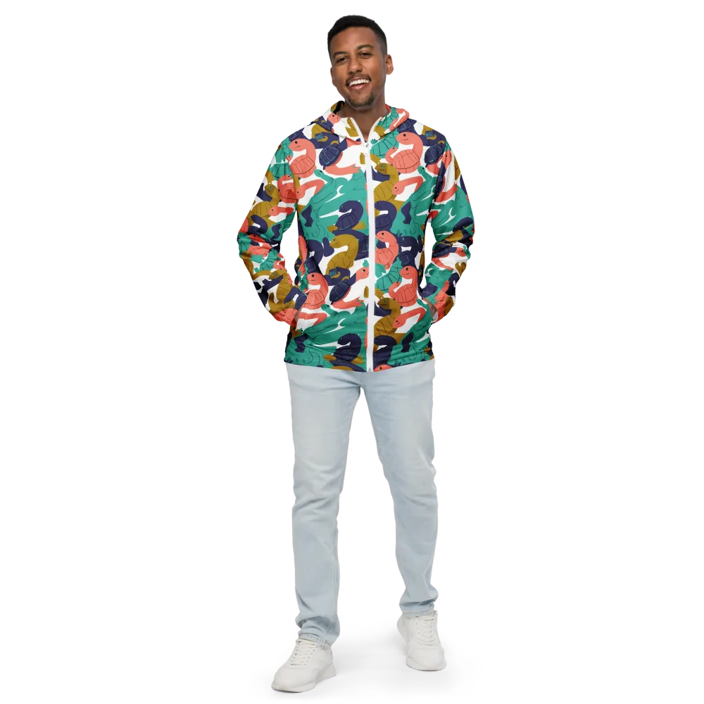 Shell Parade on Men's Windbreaker — Front