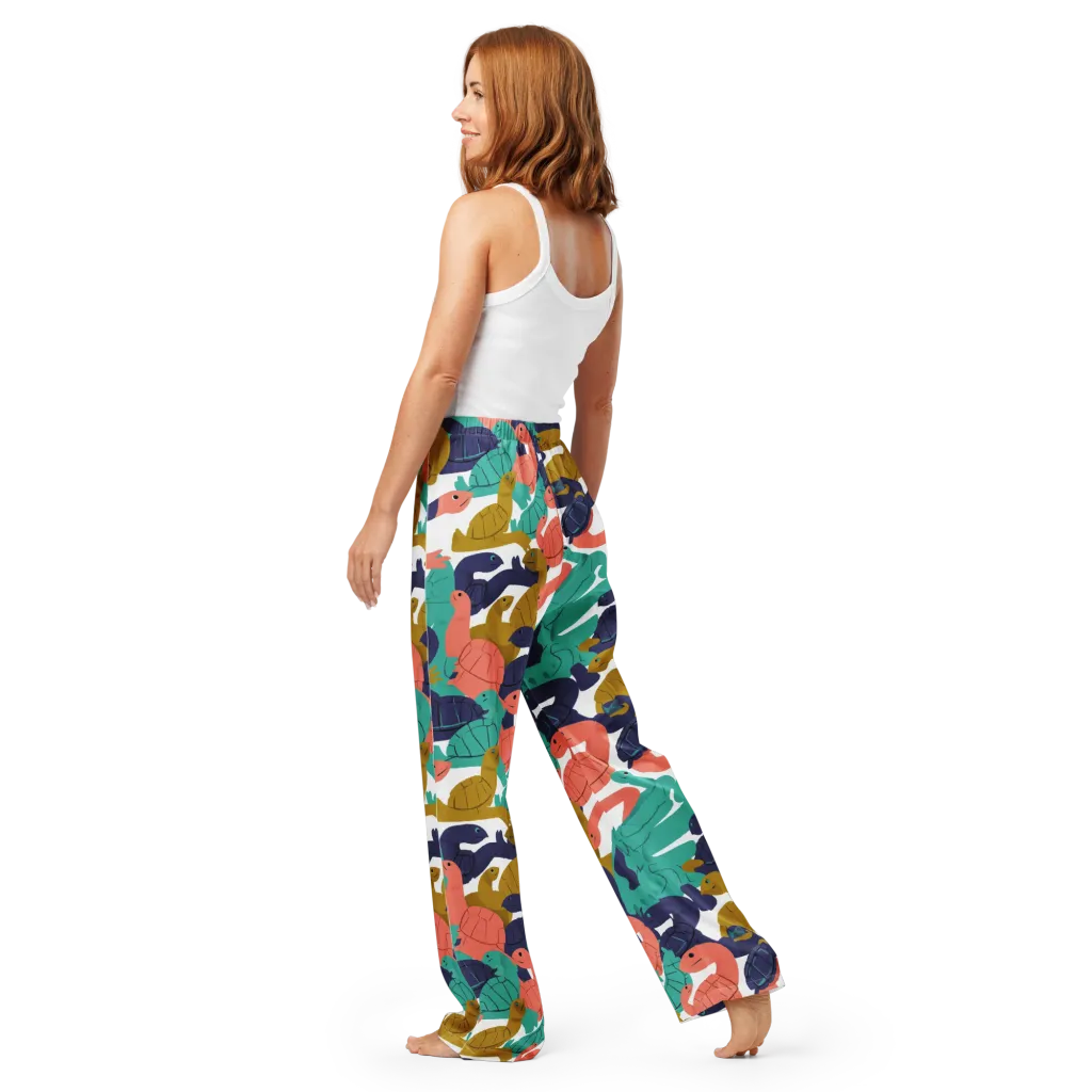 Shell Parade on Women's Pajama Pants — Back